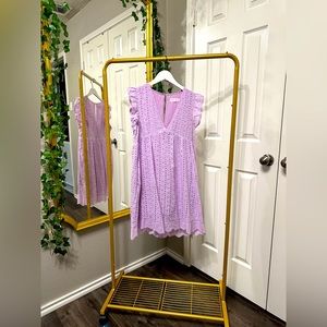 Pink Lily Romper Dress